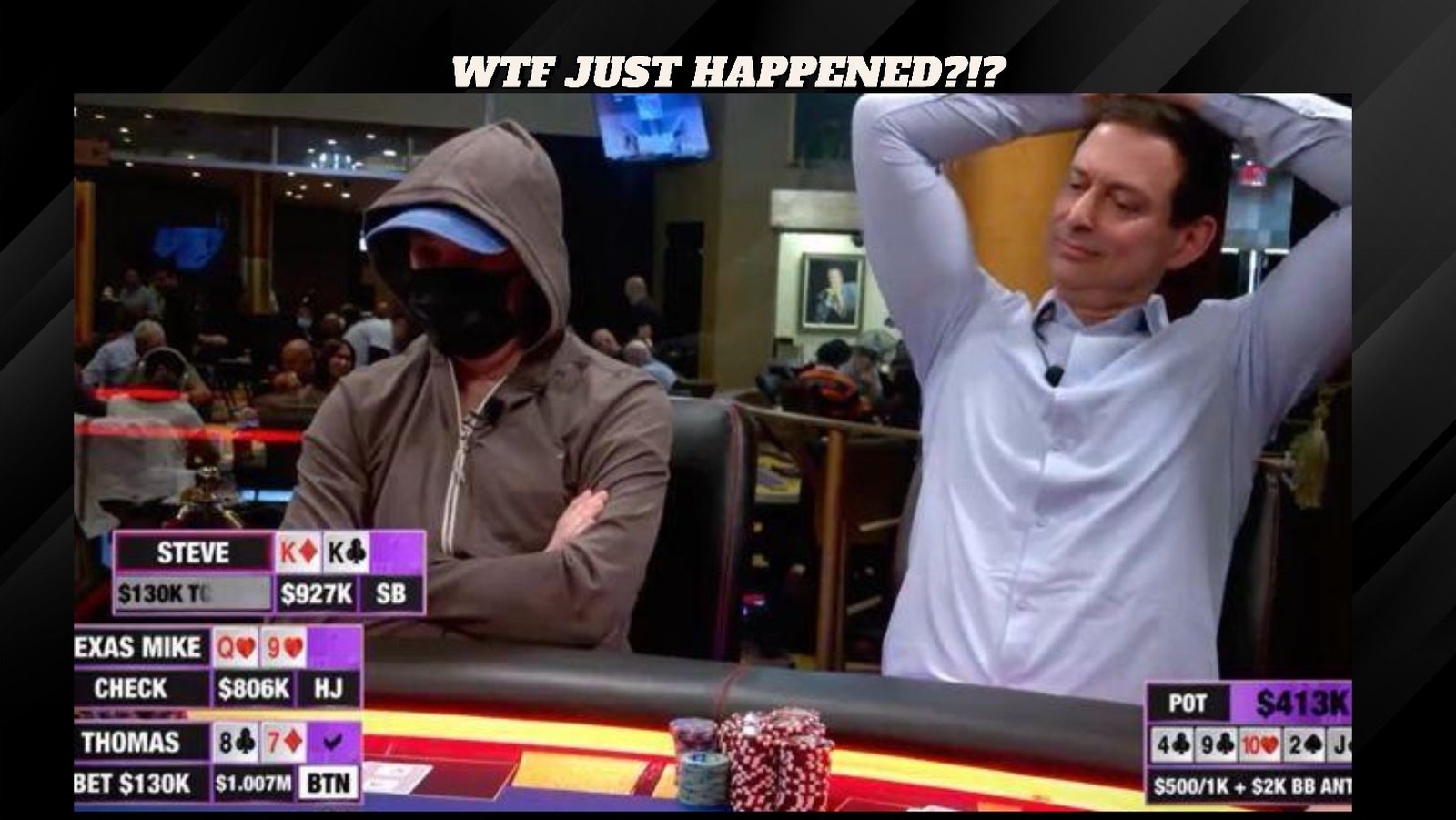 Hustler Casino : Έκανε Muck το κερδισμένο του hand σε pot $543.000!