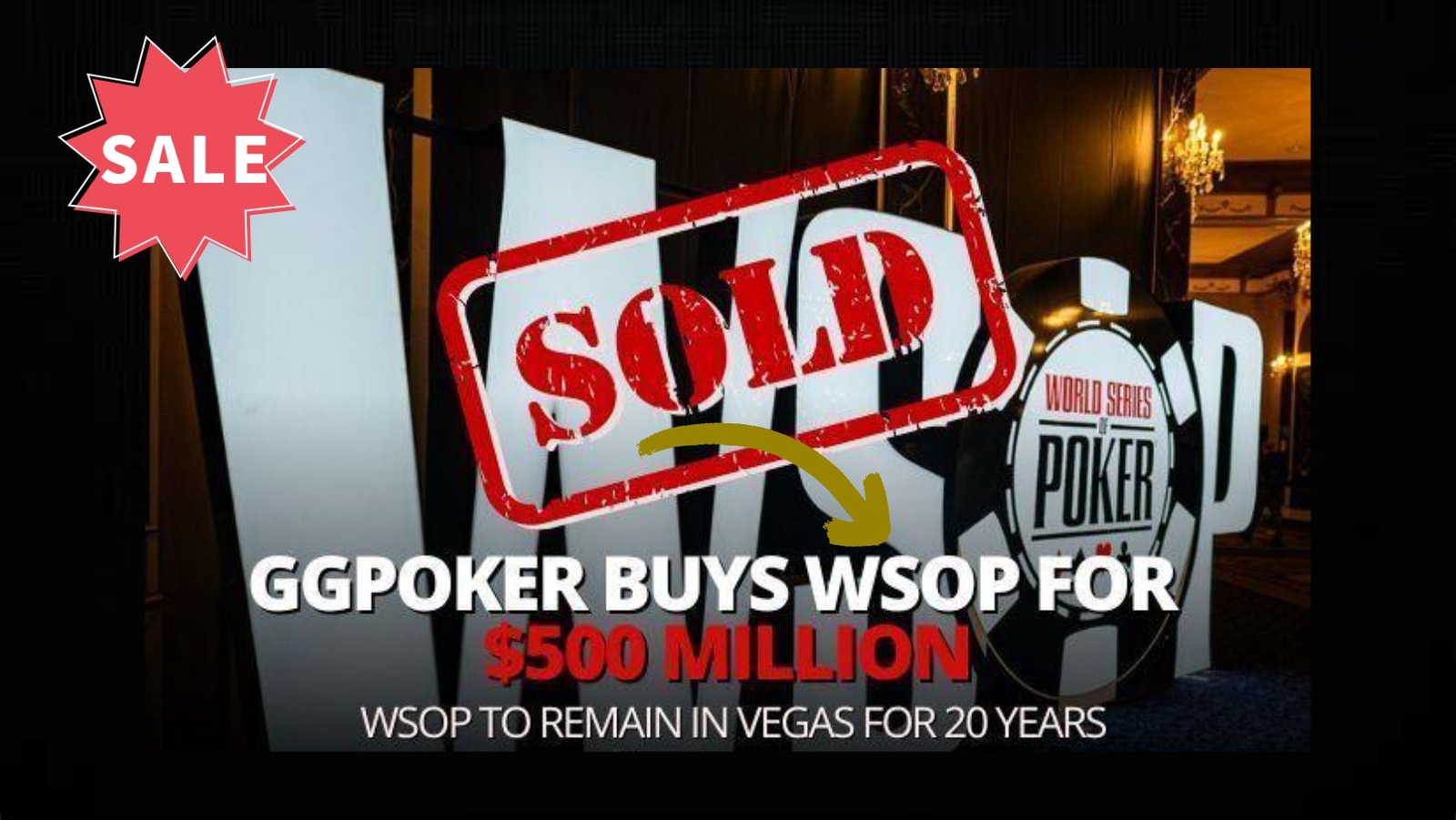 H GGPoker αγοράζει το World Series of Poker για 500 εκατομμύρια δολάρια !!!