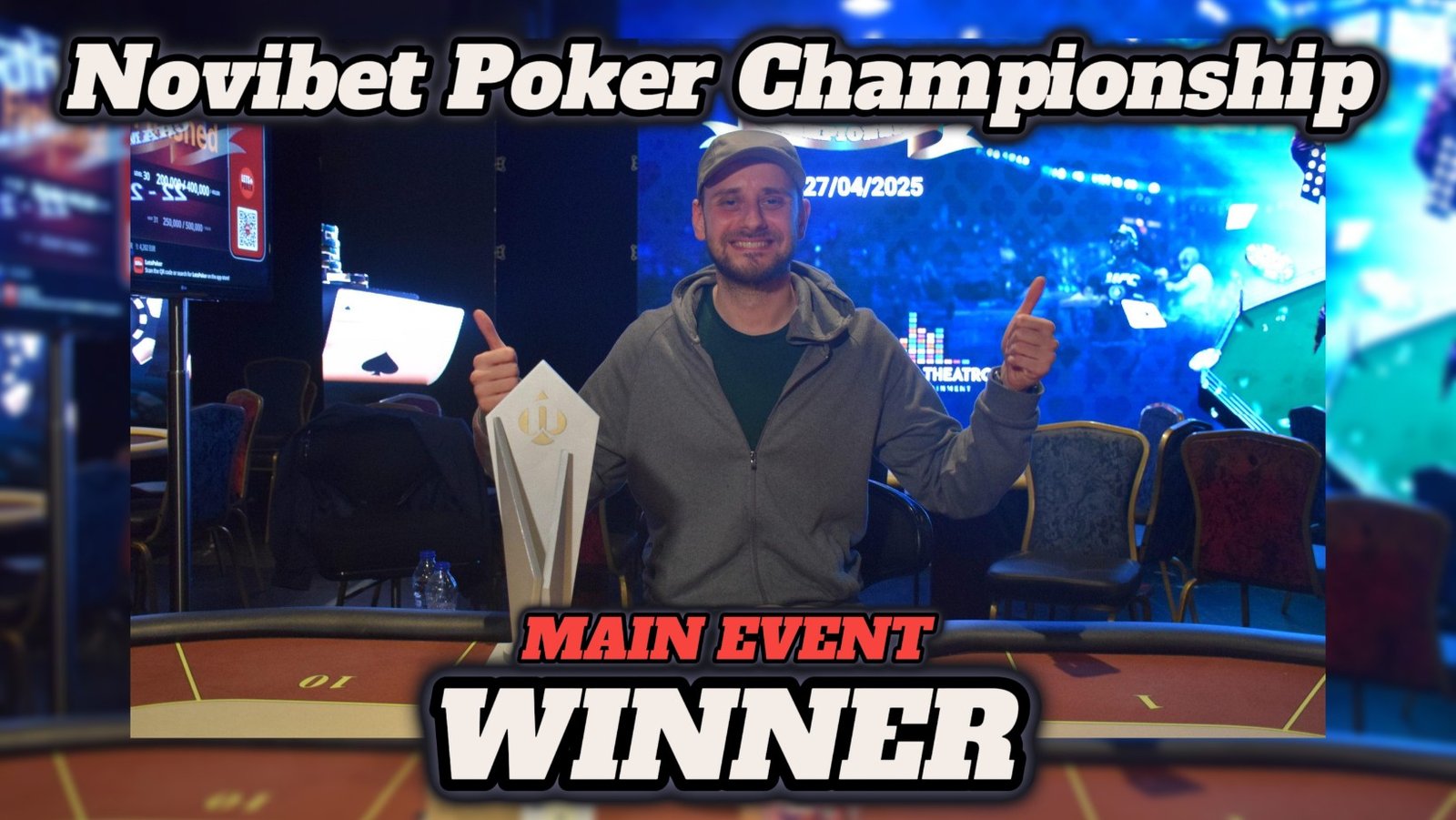 Ο Ivan Popov είναι ο μεγάλος νικητής του Novibet Poker Championship Main Event!