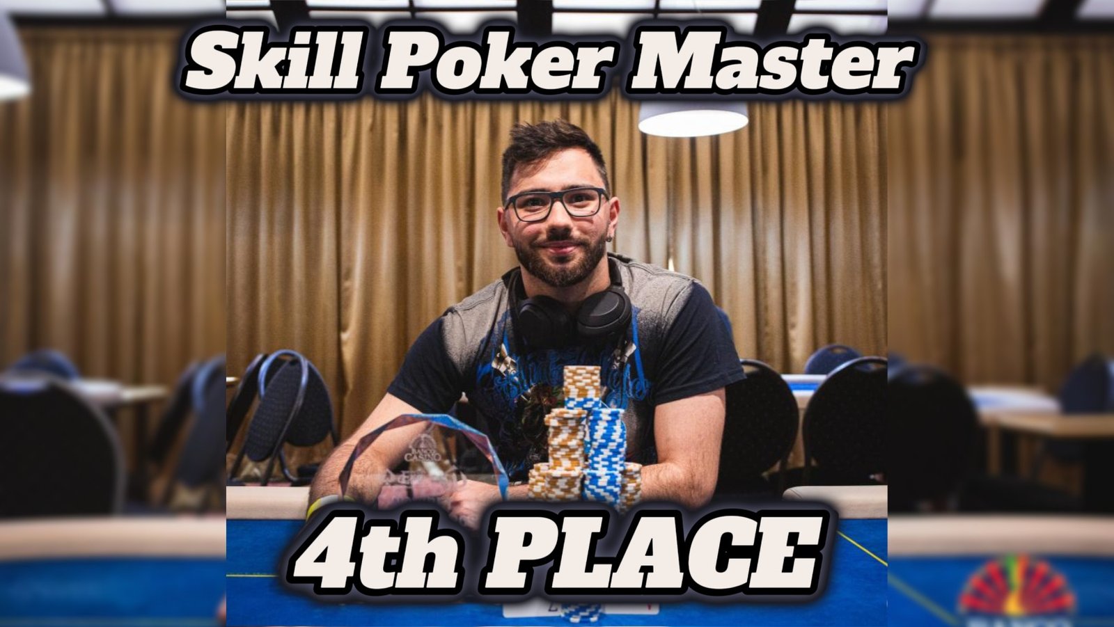 Τέταρτη θέση για τον Ανδρέα Μαυρομουστάκη στο Skill Poker Master στην Μπρατισλάβα