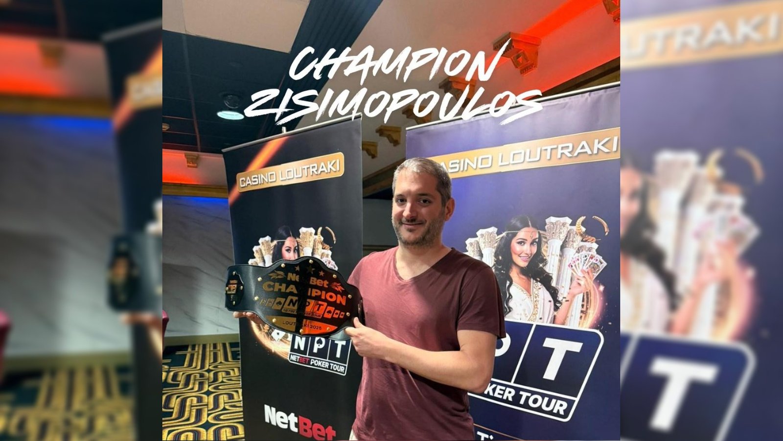 NPT: Ο Γιώργος Ζησιμόπουλος είναι ο νικητής  του Main Event στο Λουτράκι