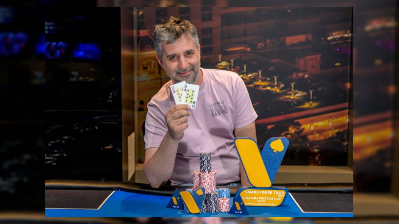 Άλλη μια πρωτιά για τον Μανώλη Χαλκιώτη στο Vamos Poker Tour στο Λονδίνο