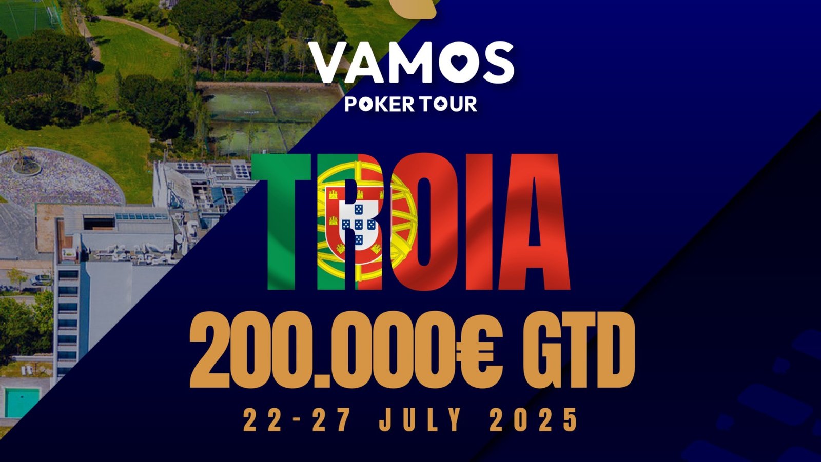 Έρχεται το Vamos Poker Tour 2025 στο Casino Troia με €200,000 GTD