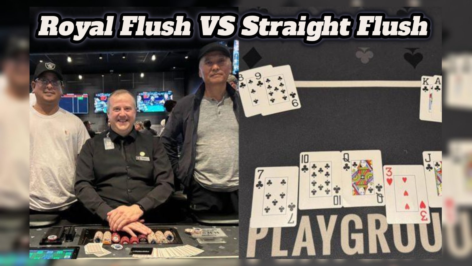 Bad Beat Jackpot-μαμούθ στο Playground: Royal flush “σπάει” straight flush για $2,2M