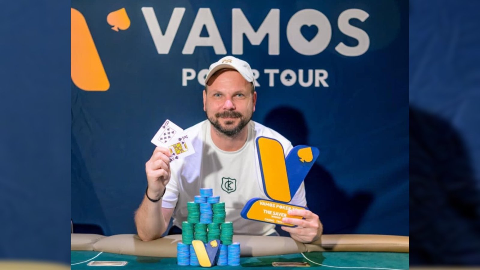 Vamos Poker Tour: Back to back με Νέα νίκη ο Μανώλης Ζαχαράκης στο The Saver PKO!