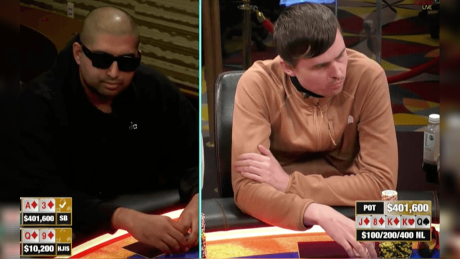 Hustler Casino Live: Ο Nik Airball “slowrollάρει” τον Martin Kabrhel σε pot $400.000!