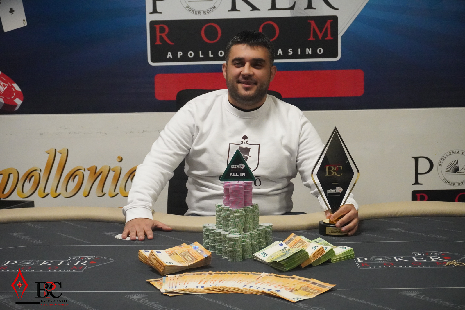 Νικητής του Balkan Poker Championship Main Event o Dalibor Dumanikj για €26.173