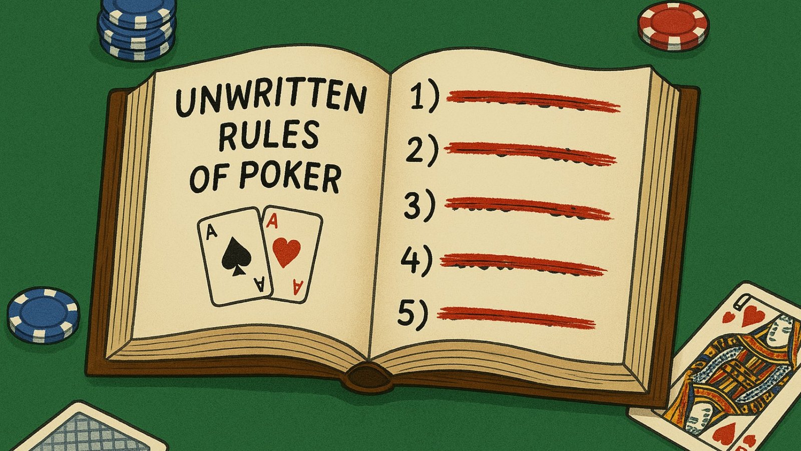 Οι 5 Άγραφοι Κανόνες του Πόκερ που Κανείς Δεν Σου Είπε