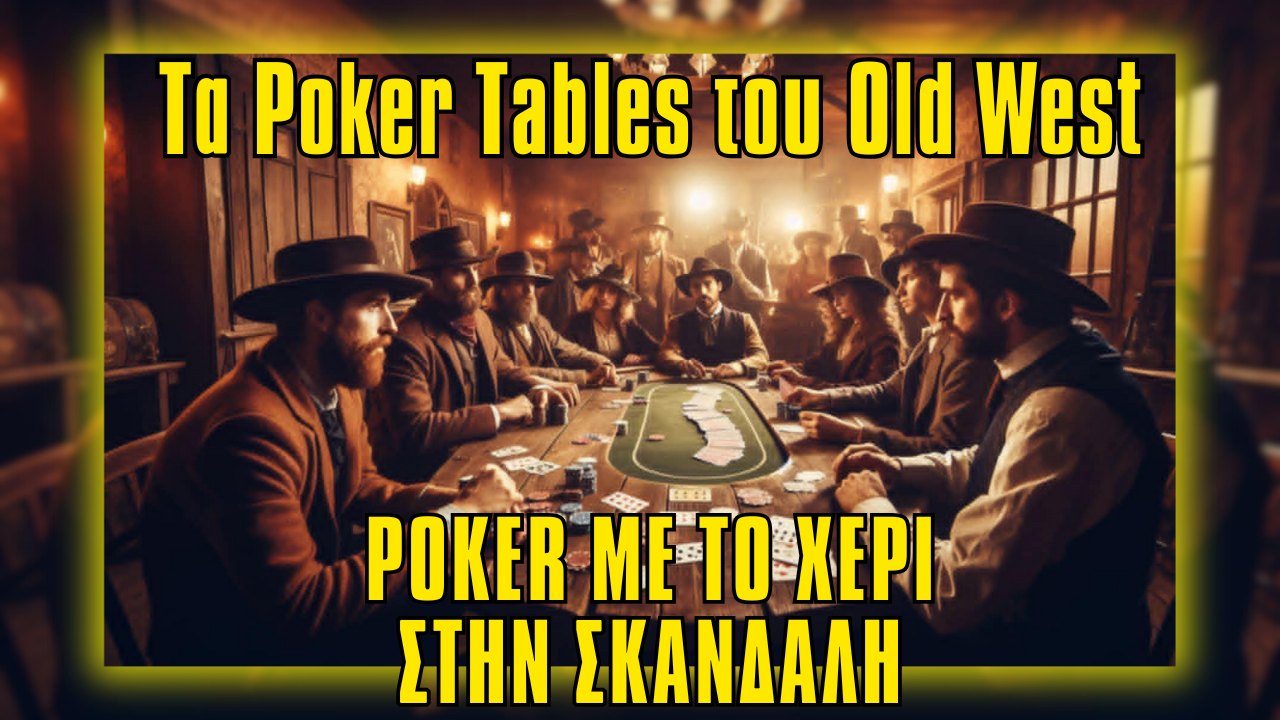 Τα PokerTablesτου OldWest: Όταν το πόκερ παιζόταν με το χέρι στη σκανδάλη!