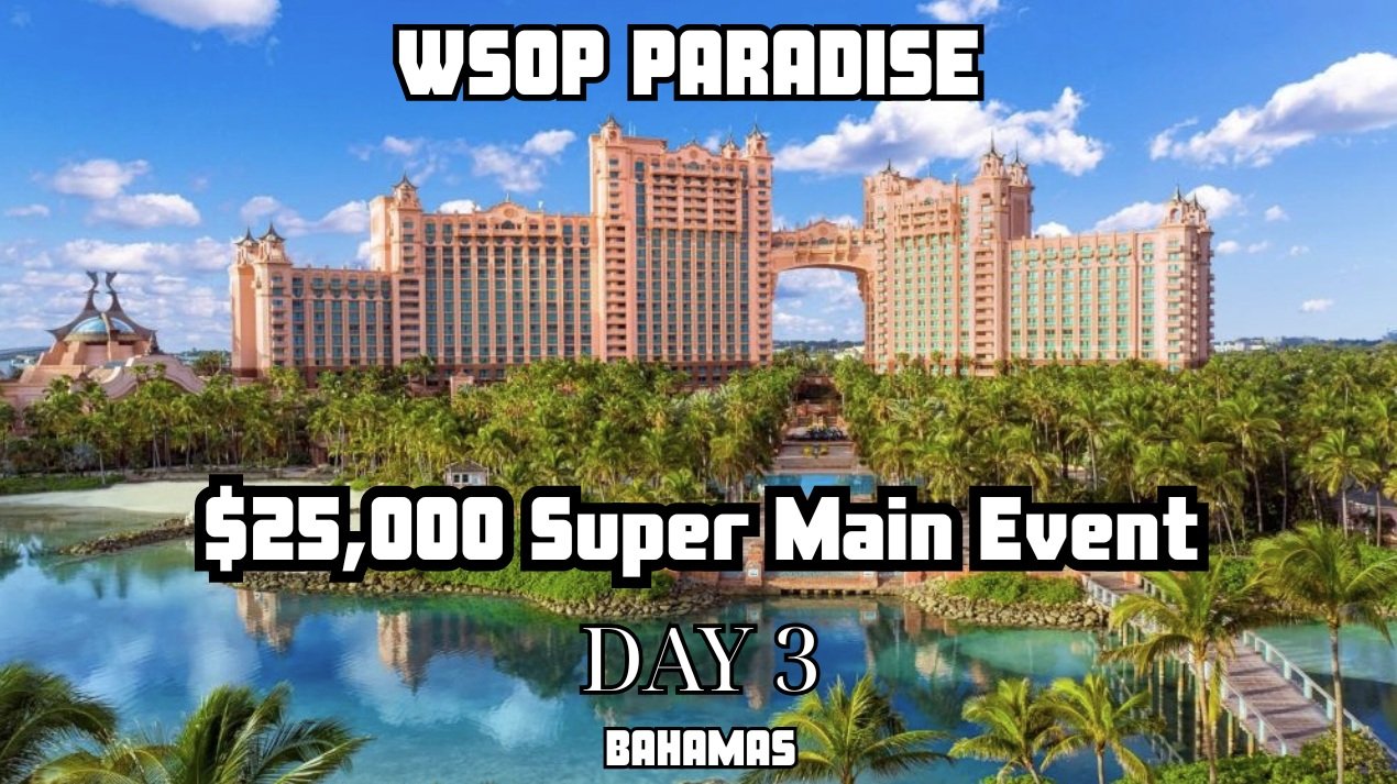Με τρεις Έλληνες και Κύπριους παίκτες συνεχίζεται η Day 3 στο $25.000 Super Main Event