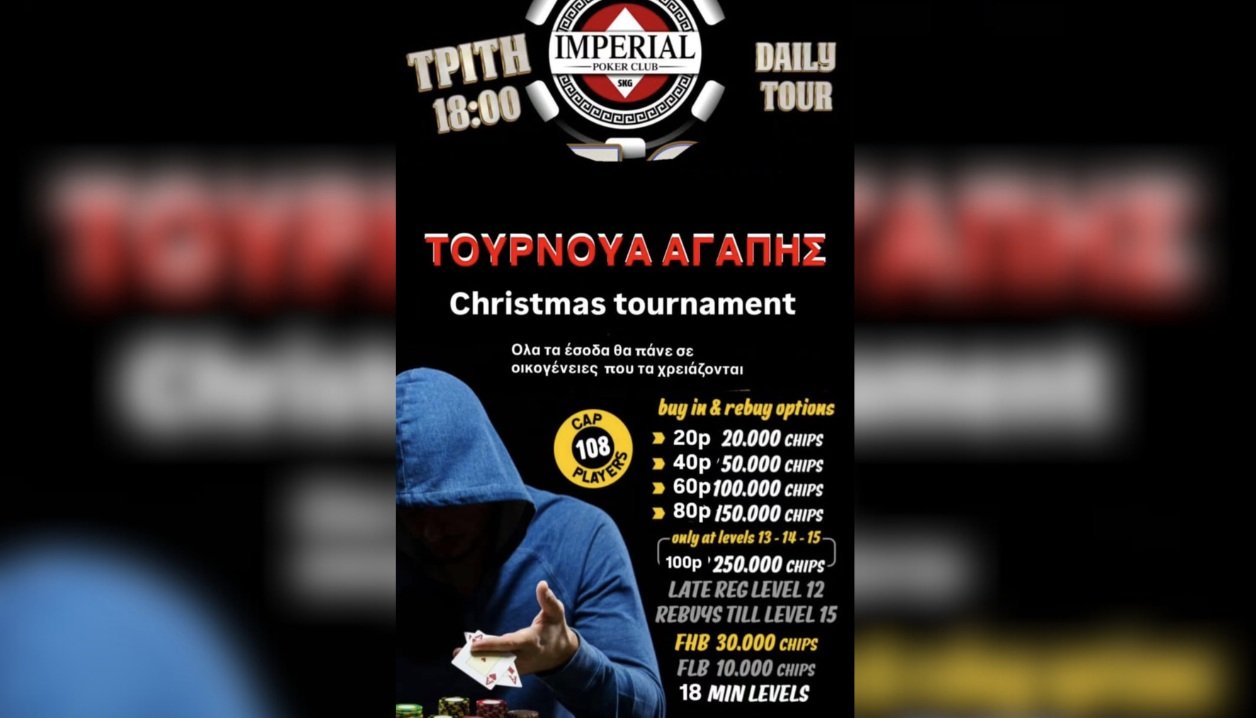 Imperial: Τουρνουά με φιλανθρωπικό χαρακτήρα σήμερα στις 18:00