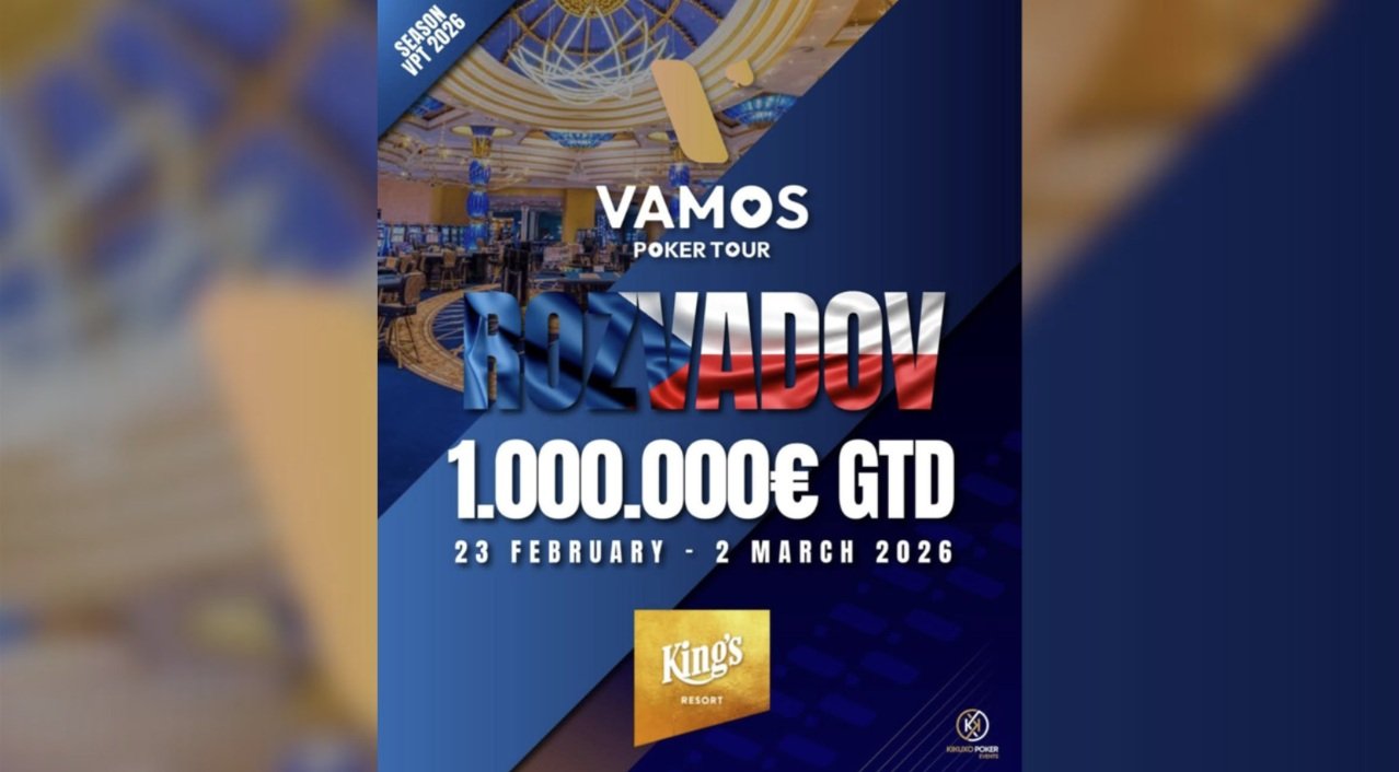 Ανακοινώθηκε η πρώτη στάση του Vamos Poker Tour για το 2026 στο Rozvadov