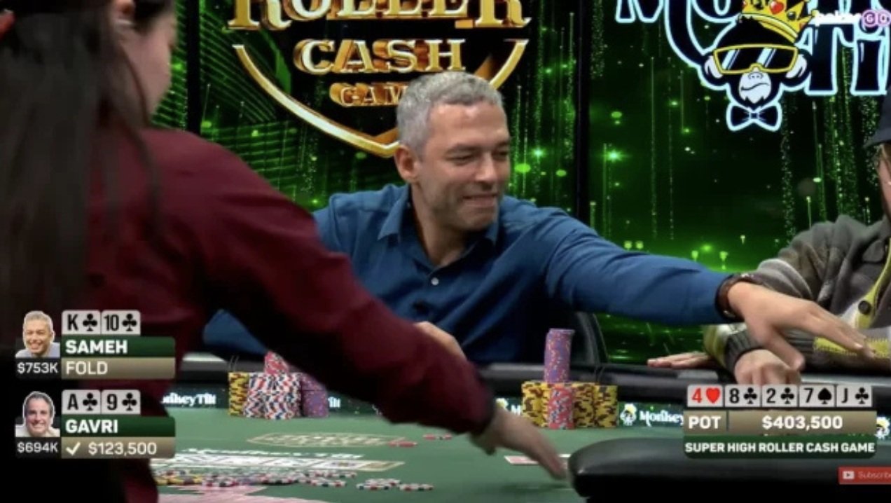Το fold που άφησε άφωνους τους πάντες στο Super High Roller cash game