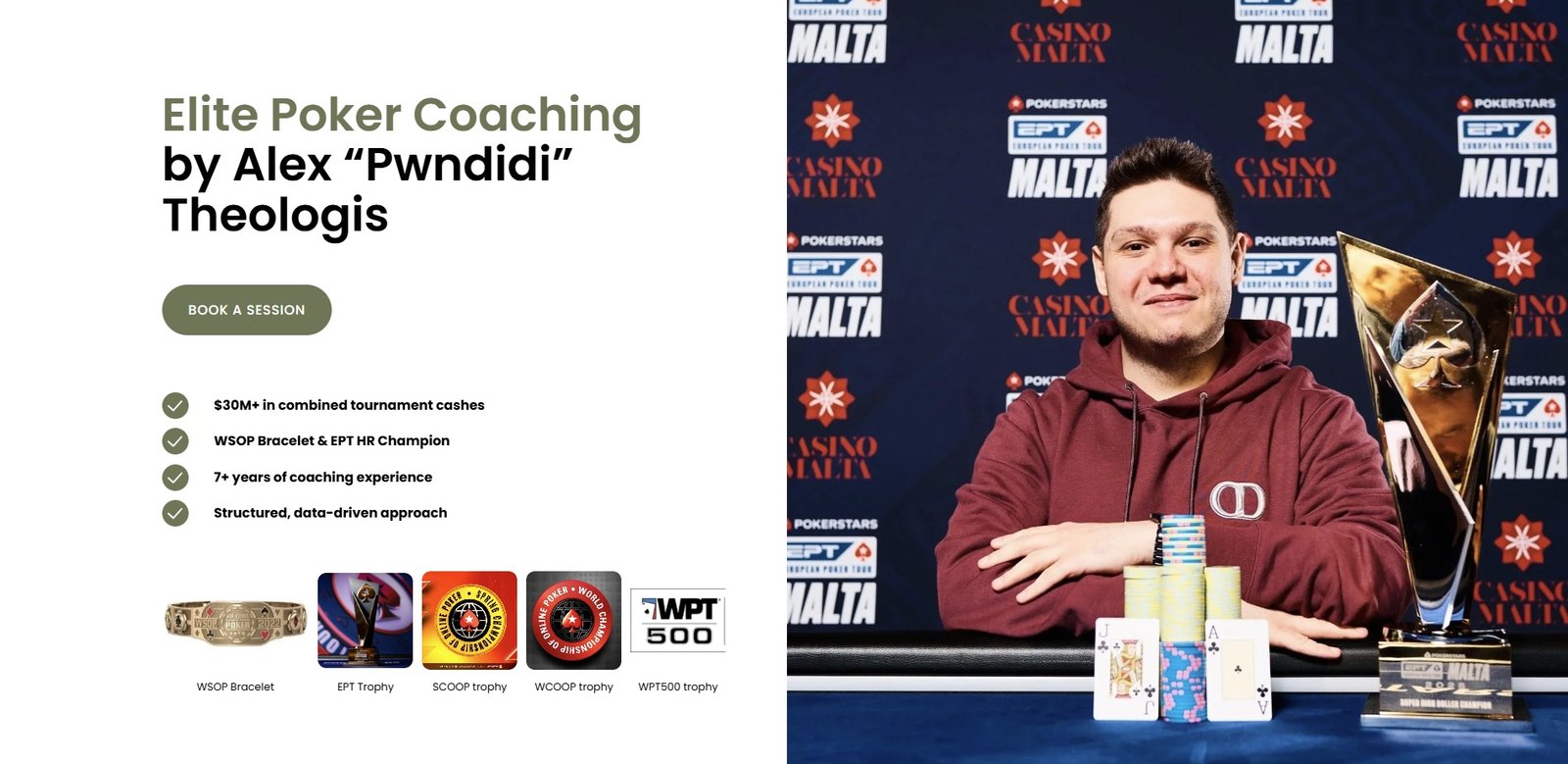 Αλέξανδρος Θεολόγης: Launchαρε την νέα προσωπική σελίδα poker coaching