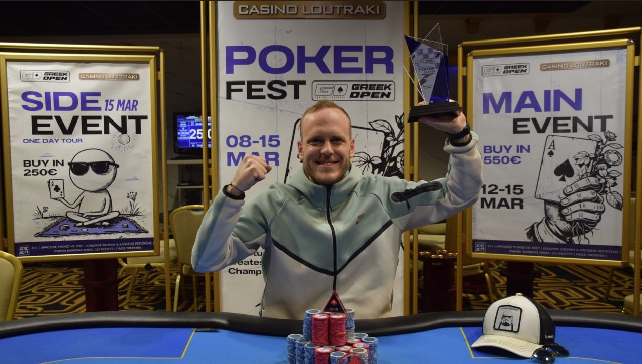 Ο Φάνης Θεοδώρου κατακτά το Greek Open Main Event και κερδίζει €30.000
