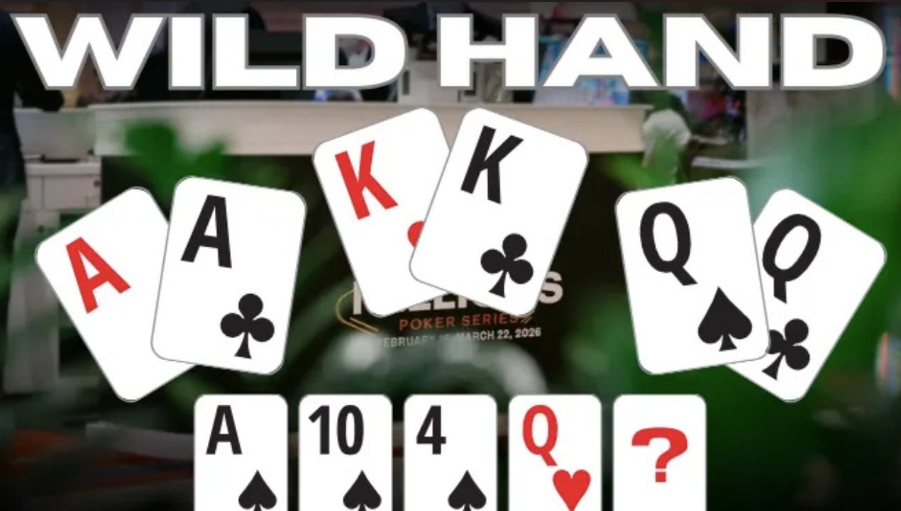 Απίστευτο hand με AA vs KK vs QQ σε τελικό τραπέζι