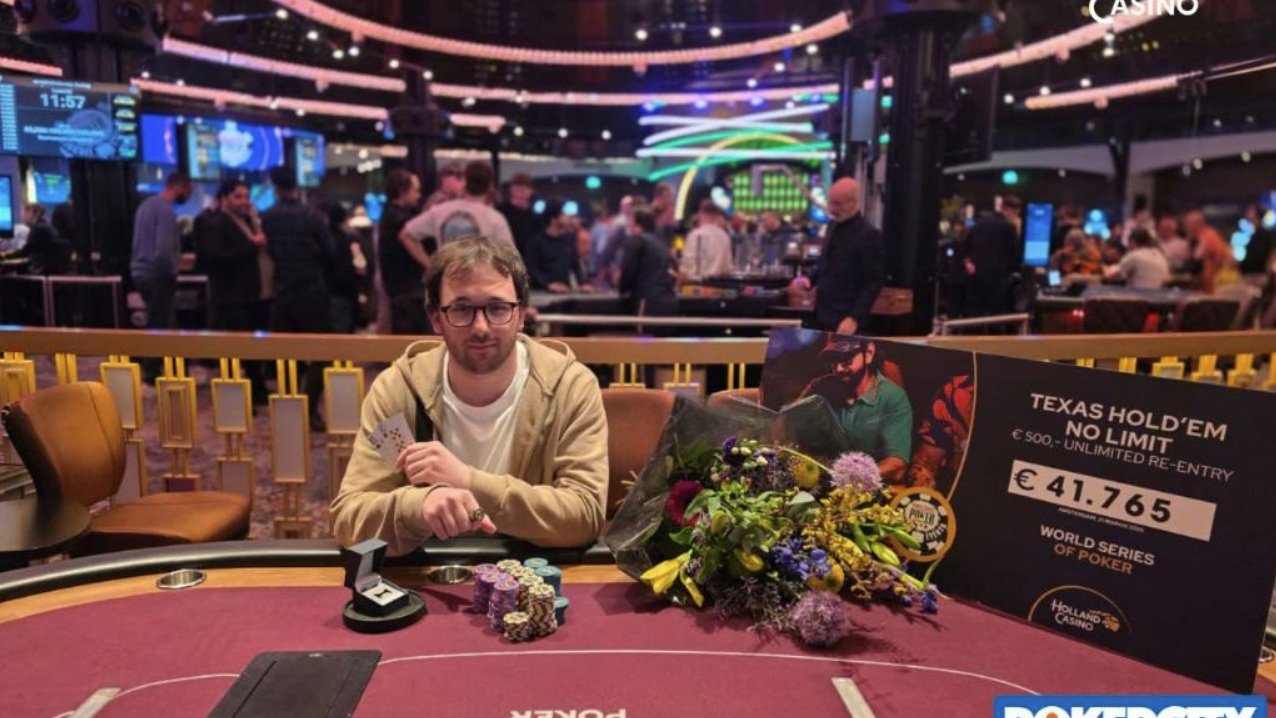 Πρωτιά για τον Πέτρο Καραδήμο στο WSOP Circuit στο Άμστερνταμ