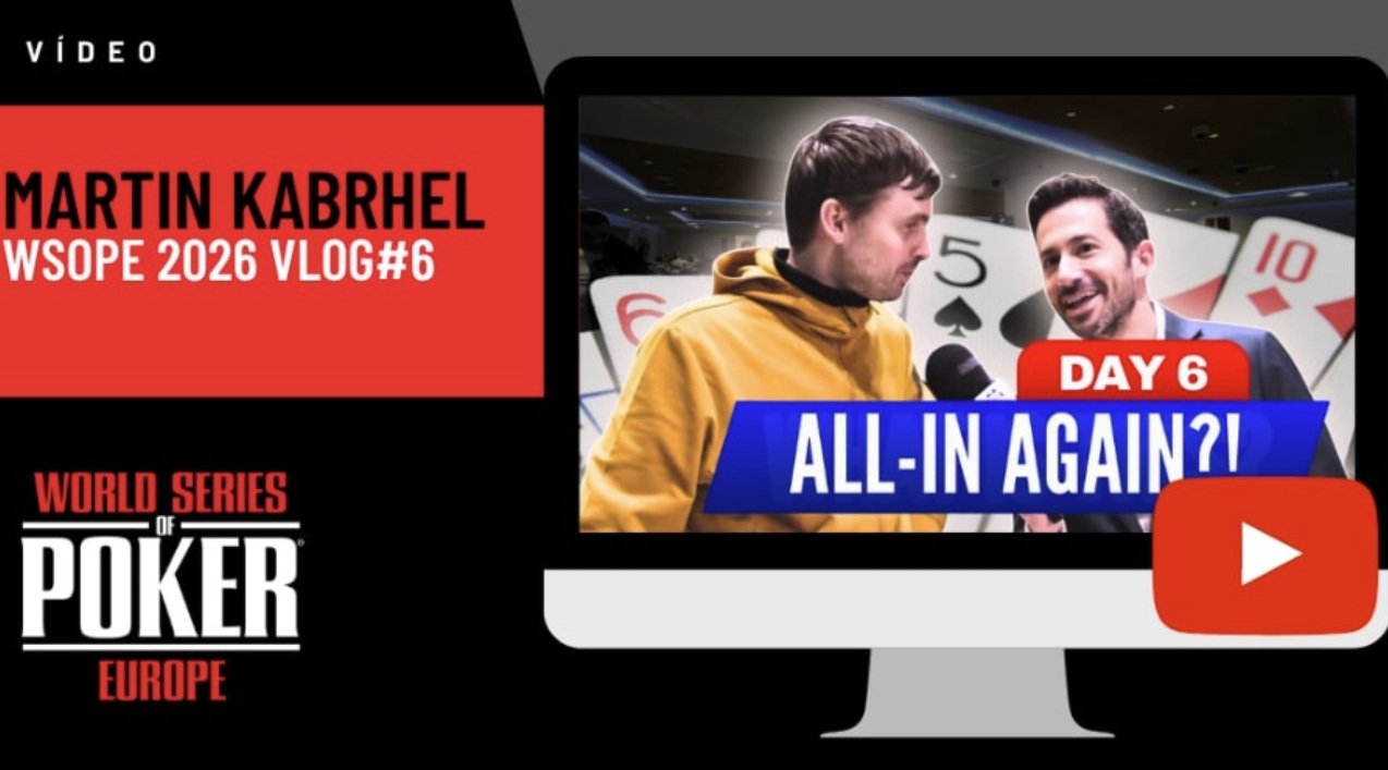 Νέα επεισόδια από τον Martin Kabrhel – Στη δημοσιότητα το 5ο και 6ο vlog από το WSOPE