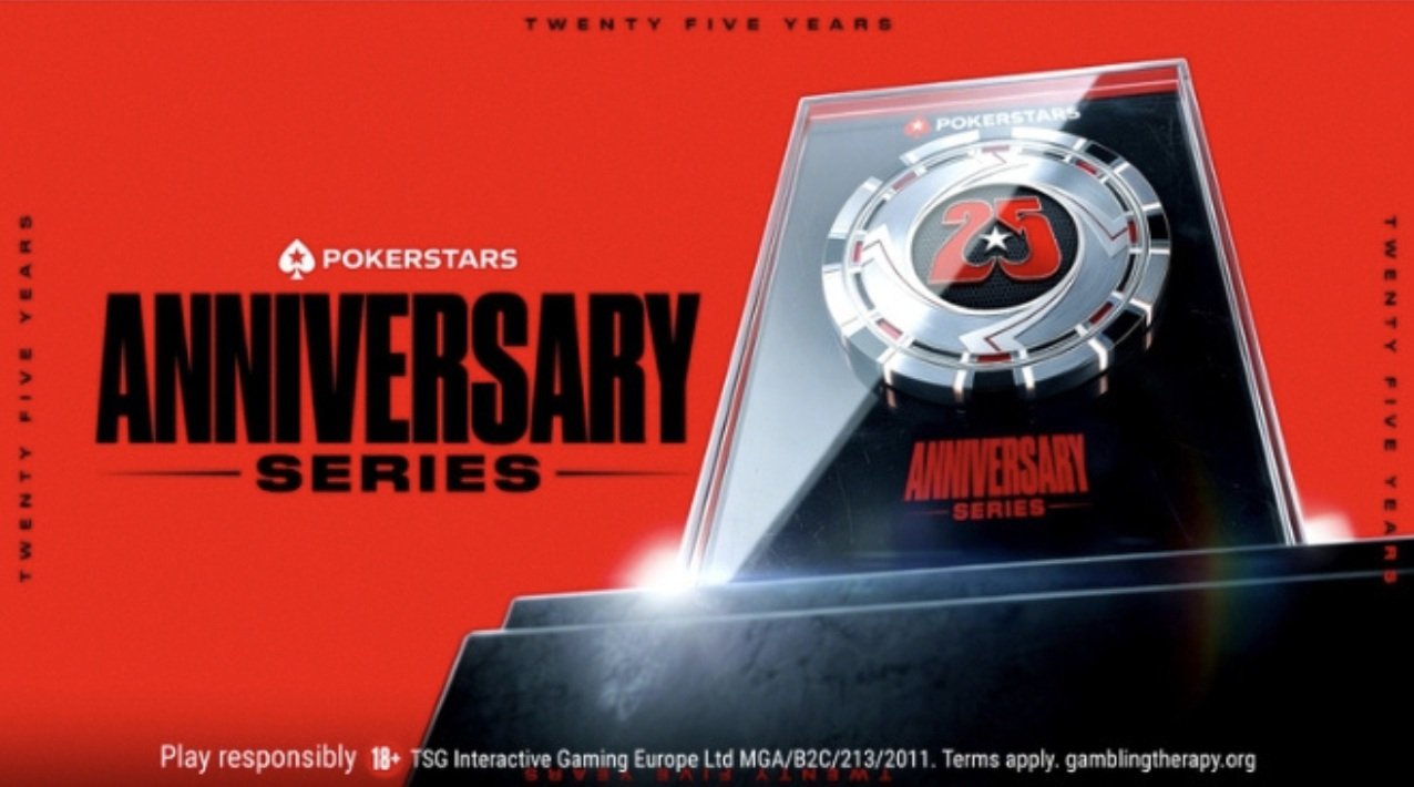 PokerStars Anniversary Series: $50 εκατ. εγγυημένα για τα 25 χρόνια της πλατφόρμας