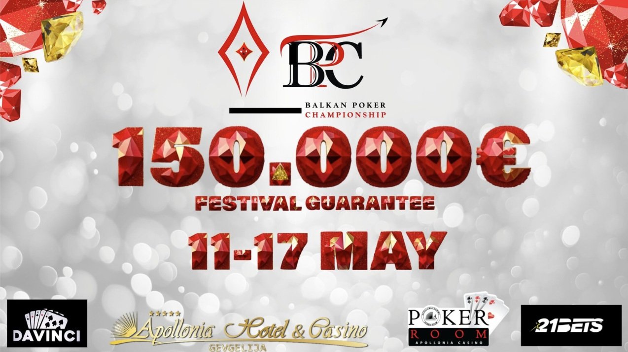 Ξεκινά σήμερα το Balkan Poker Championship στο Apollonia Casino