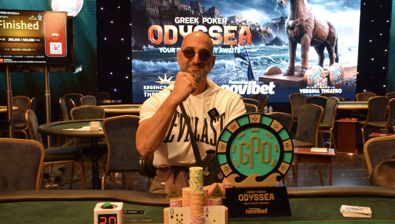 Greek Poker Odyssea #2: Ο Μάνος Λιβανός κατέκτησε το Main Event για €61.186