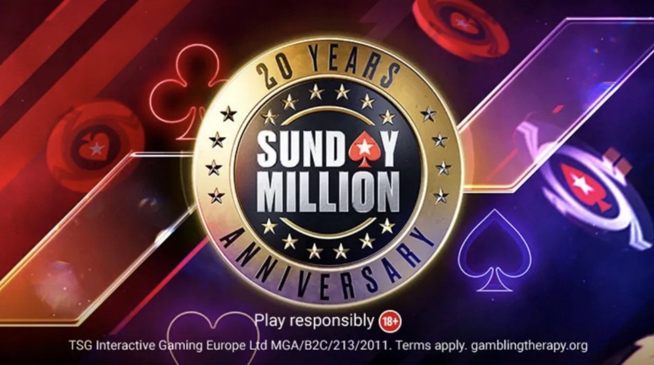 PokerStars: Επετειακό Sunday Million με $5M για τα 20 χρόνια του θρυλικού event