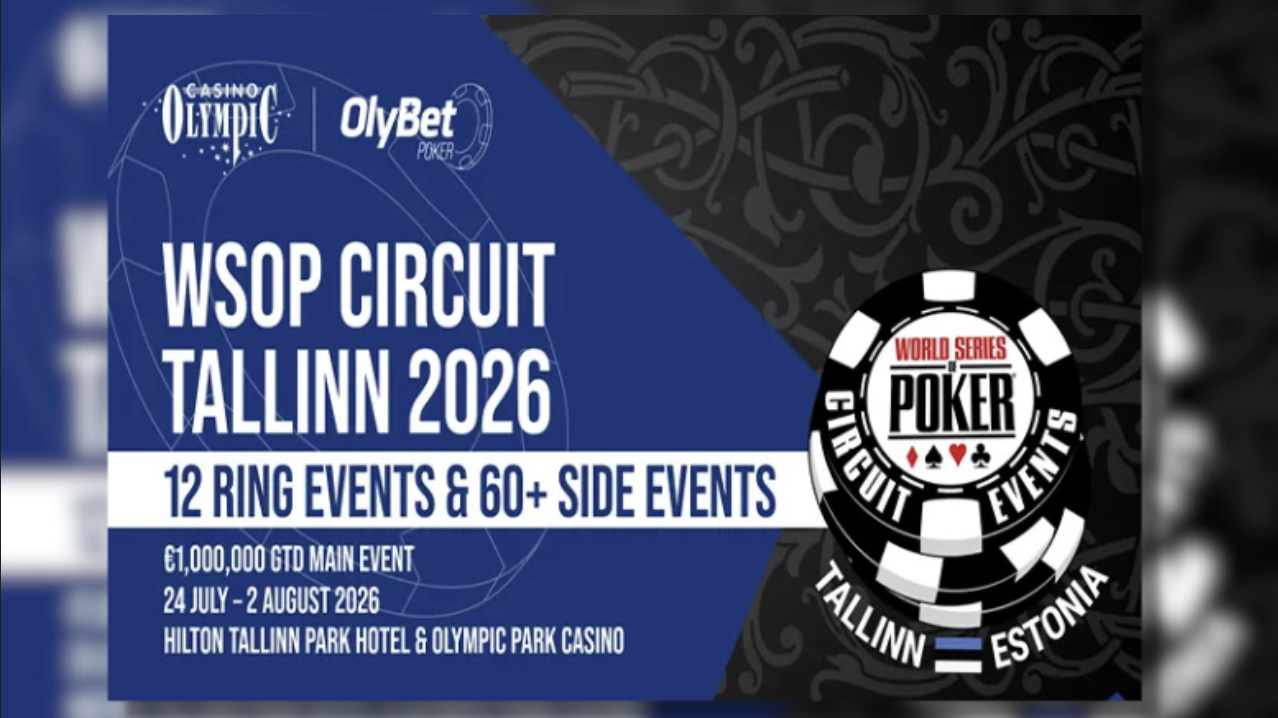 WSOP Circuit: Επιστρέφει στο Ταλίν με 12 Ring Events και Main Event με €1.000.000 GTD!