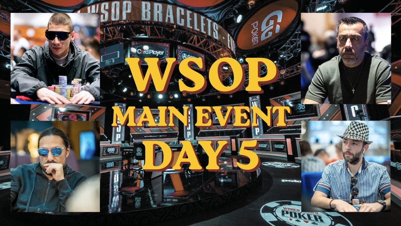 WSOP: Τέσσερις Έλληνες και Κύπριοι συνεχίζουν στη Day 5 του Main Event