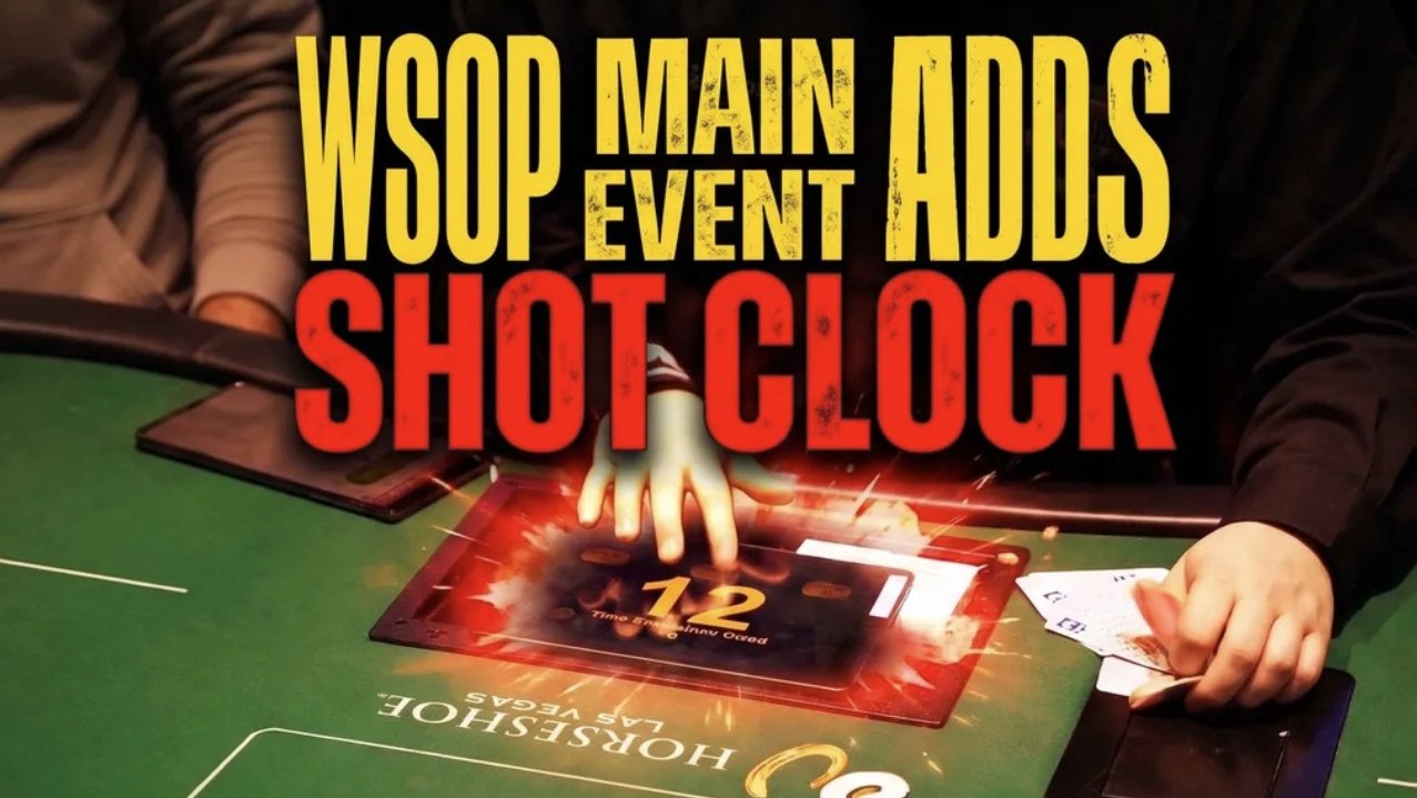 WSOP: Για πρώτη φορά μπαίνει shot clock στα τελικά στάδια μετά τις αντιδράσεις για το tanking