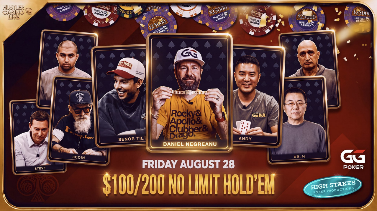 Hustler Casino Live: Ο Daniel Negreanu κάνει απόψε το πολυαναμενόμενο ντεμπούτο του
