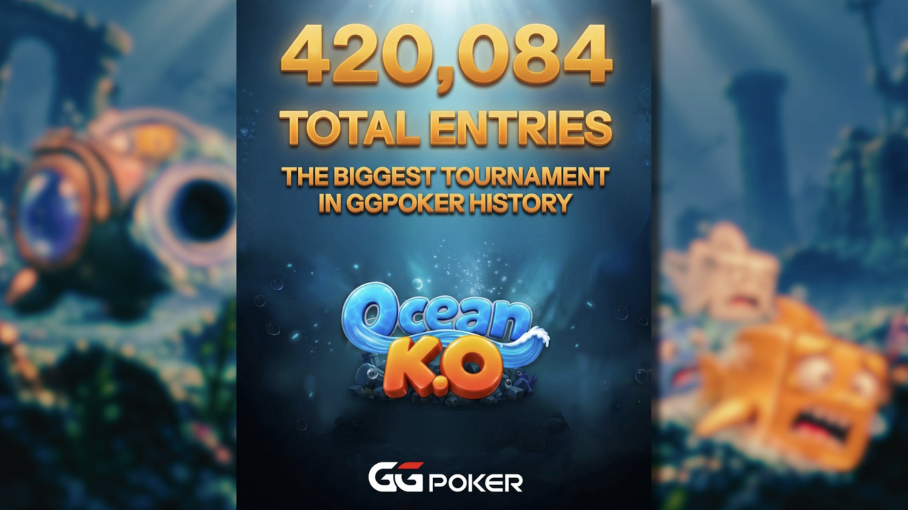 Η GGPoker σπάει το παγκόσμιο ρεκόρ με 420.084 entries σε τουρνουά με buy-in $5!